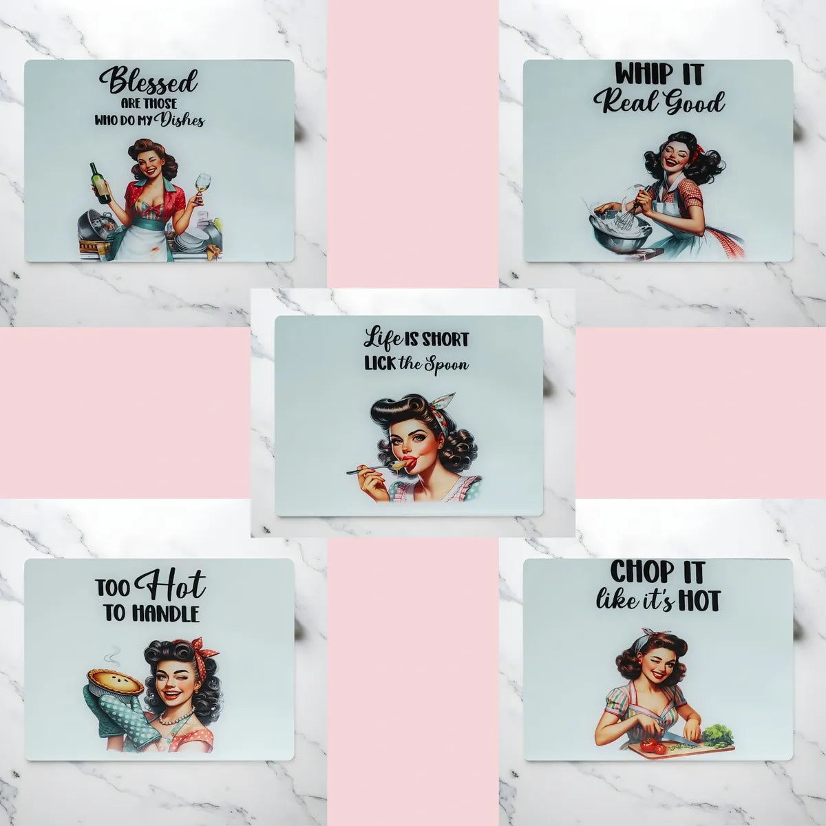 sassy retro house wife's, 5 designs to choices from