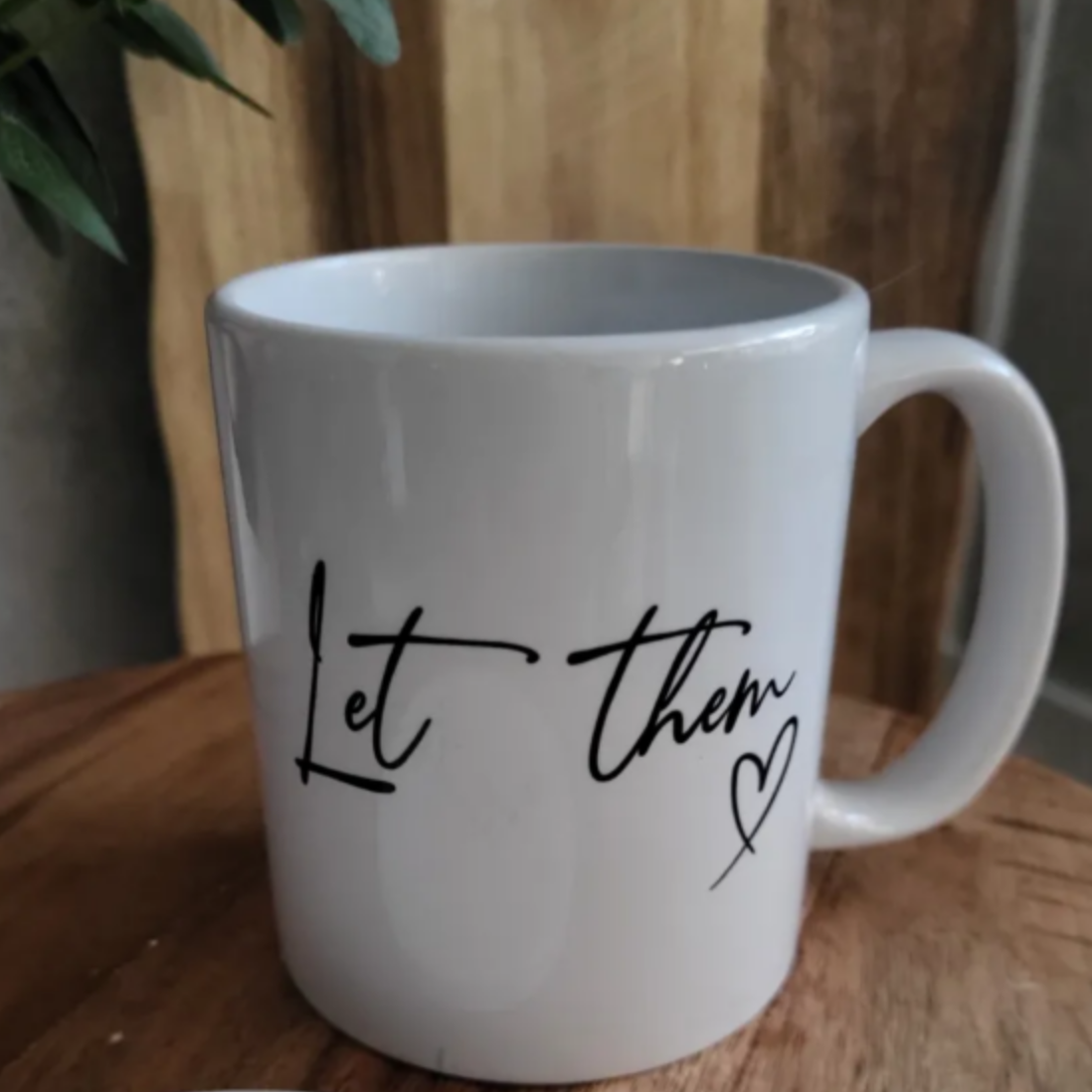 Let Them mug and coaster