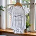 Personalised Baby Scan Announcement Vest, Custom Due Date, name Bodysuit