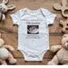 Personalised Baby Scan Announcement Vest, Custom Due Date, name Bodysuit