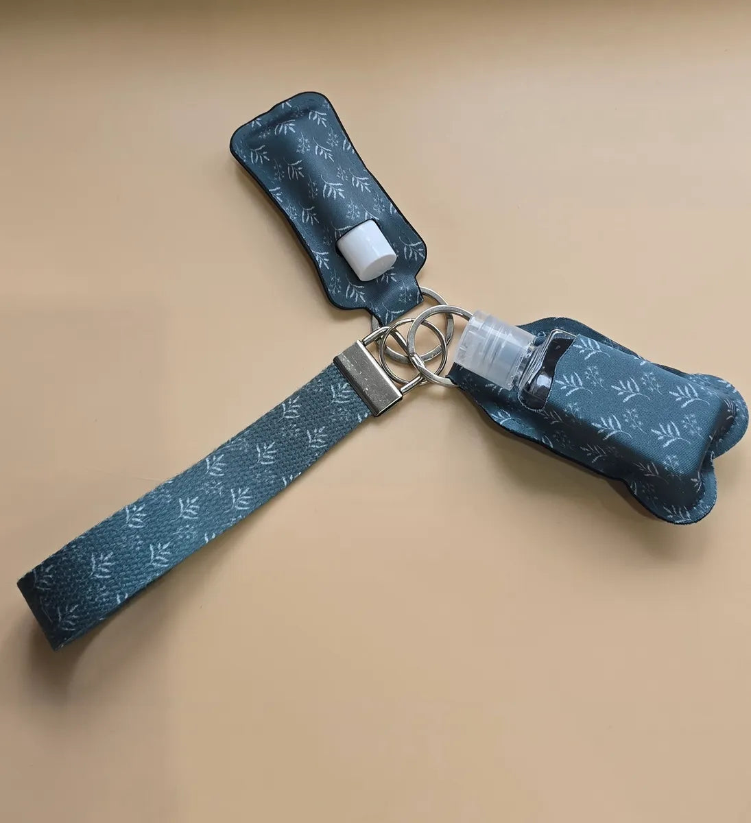 Canvas Wristlet keychain, wrist lanyard keychain