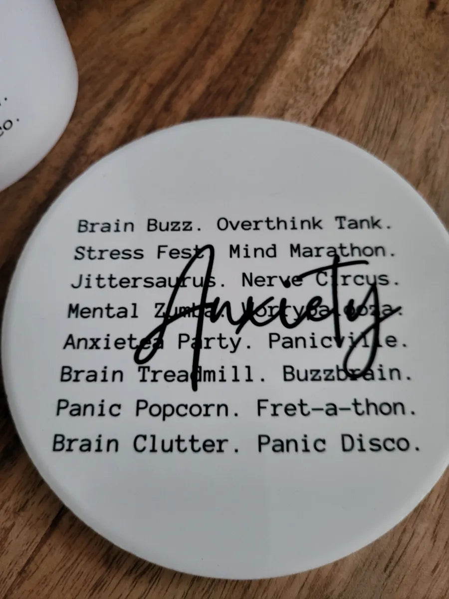 Anxiety mug, Coaster Or Set