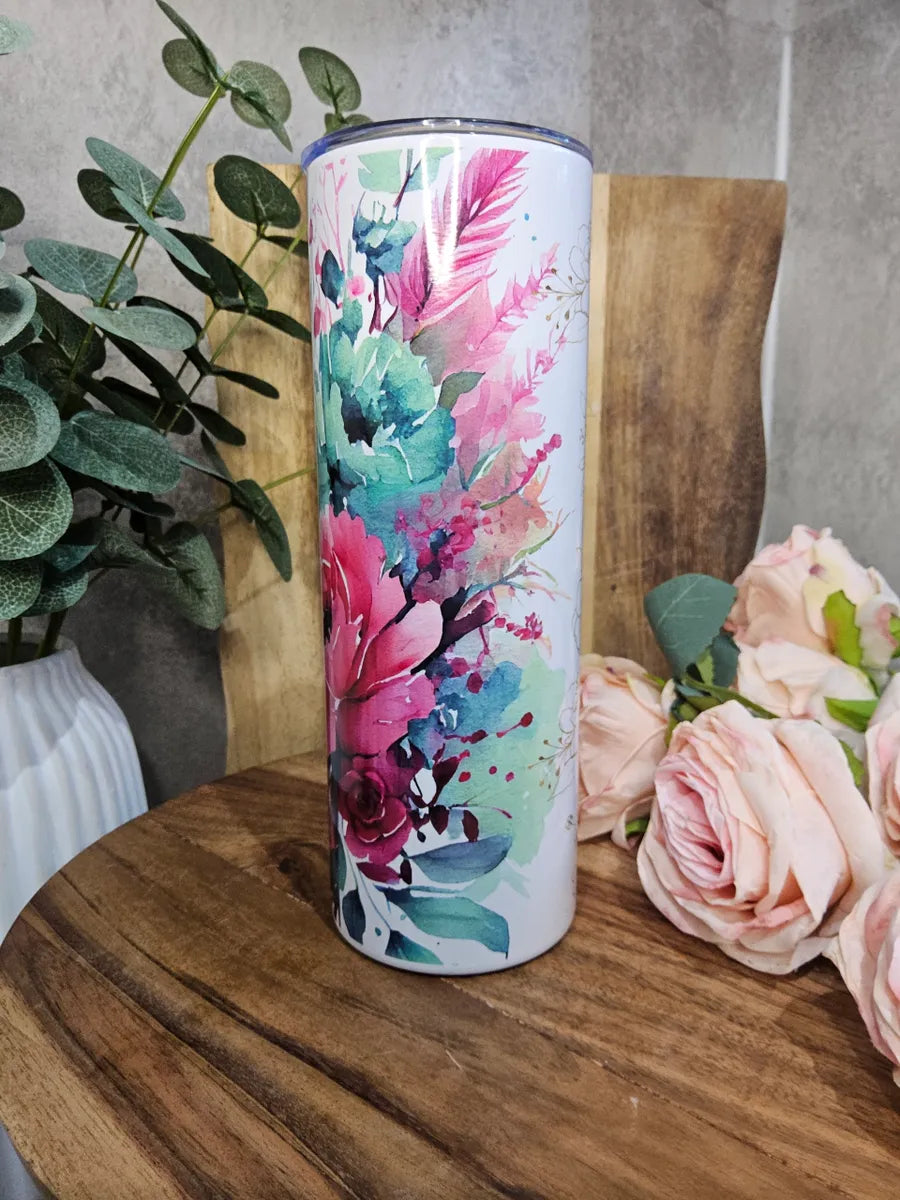 Floral Mum 20oz Skinny Tumbler, Mother's Day Gift