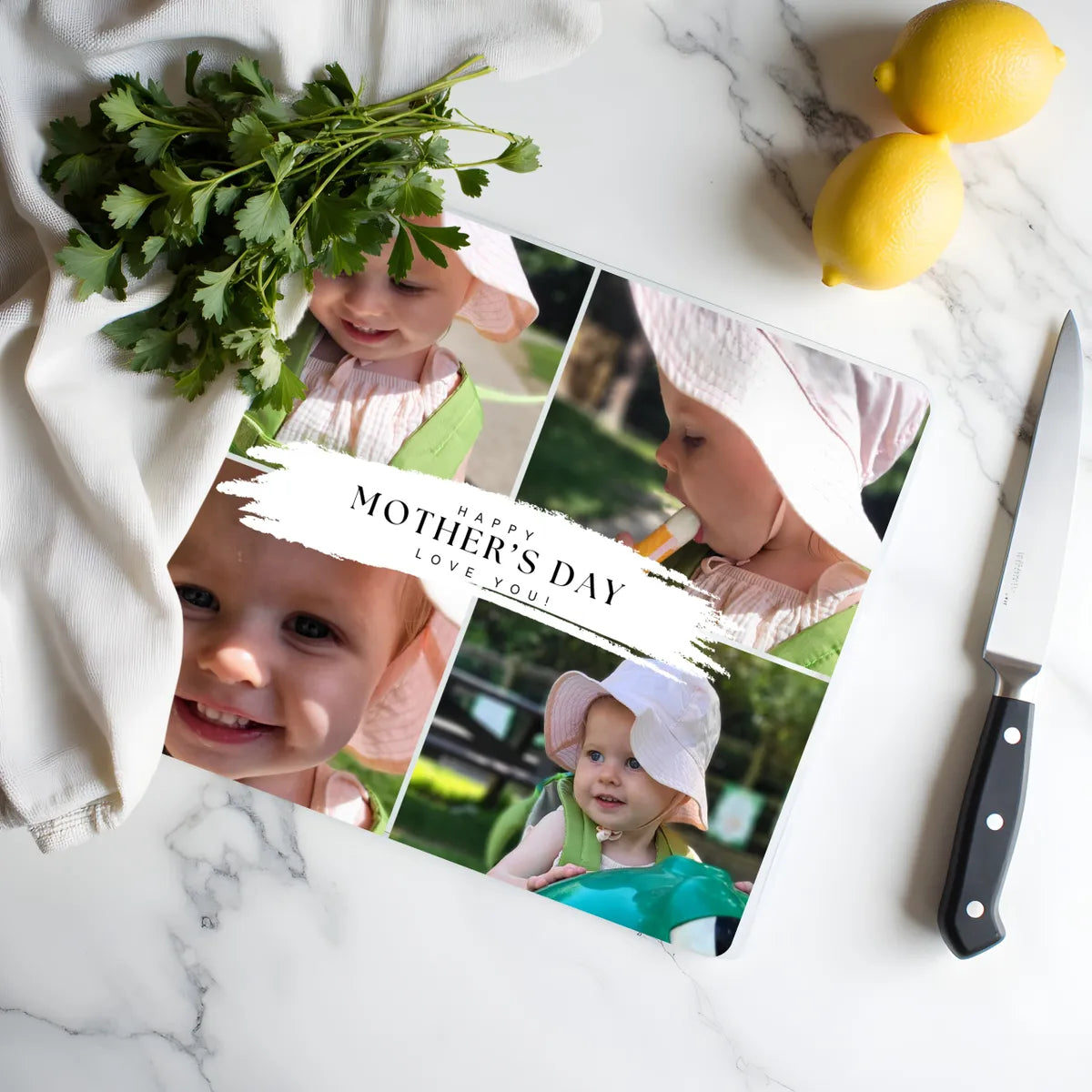 personalised glass cutting board