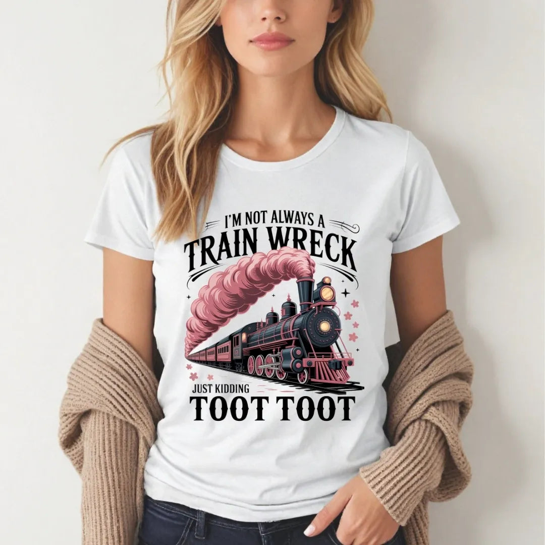 I'm Not Always a Train Wreck Just Kidding Toot Toot